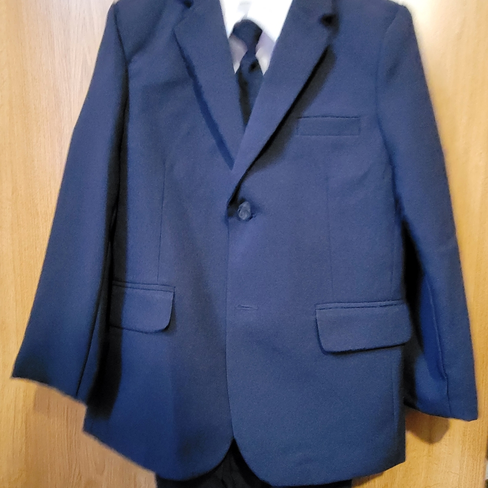 Kids Navy Blue Formal Suit